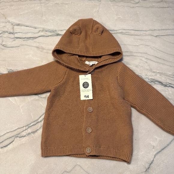 George Baby Hooded Cardigan (unisex) - Picture 1 of 4